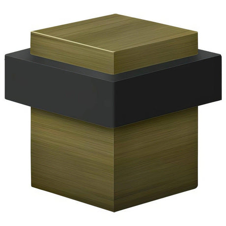 Deltana UFBS138U5 UFBS138 1-3/8" Square Universal Door Stop Antique Brass