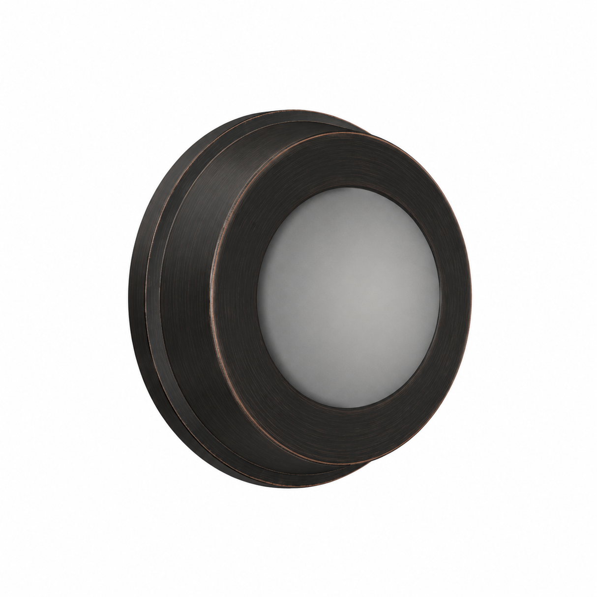 Deltana WB100U10B 1" Wall Door Stop Flush Bumper Oil Rubbed Bronze