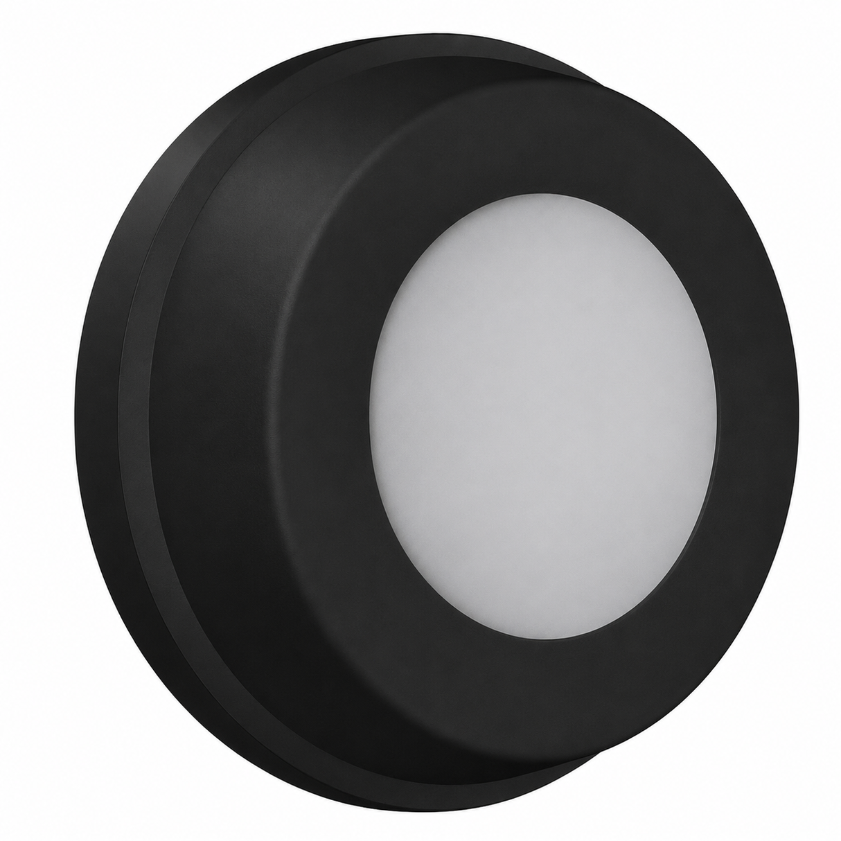 Deltana WB100U19 1" Wall Door Stop Flush Bumper Matte Black