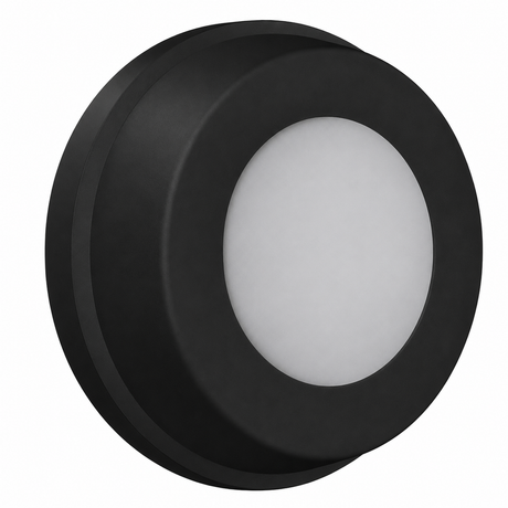 Deltana WB100U19 1" Wall Door Stop Flush Bumper Matte Black