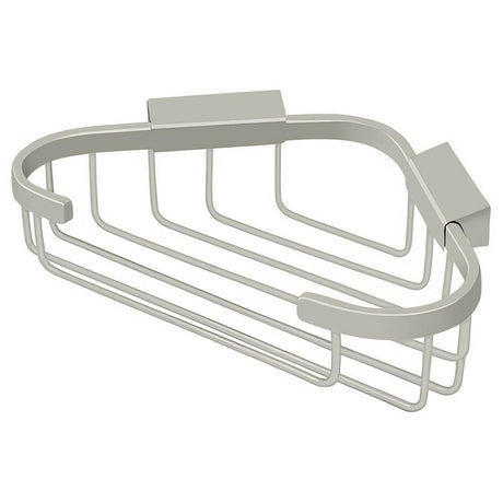 Deltana WBC8570U15 WBC8570 8-1/2" Wire Corner Shower Basket Satin Nickel