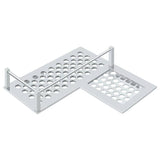 Deltana WBHDCR9U26 WBHDCR9 9" HD Right Hand L Shaped Corner Shelf Chrome