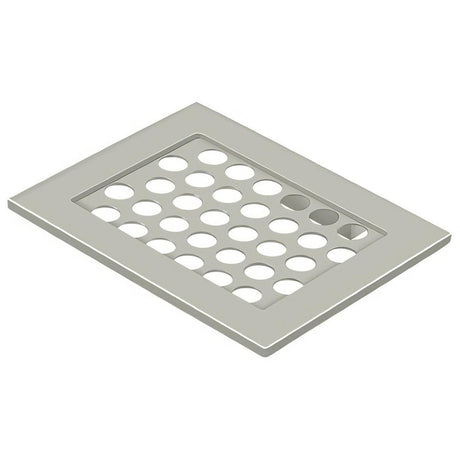 Deltana WBHDSD55U15 WBHDSD55 5-1/2" x 4-3/8" HD Soap Dish Satin Nickel