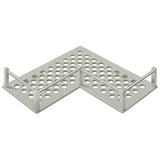 Deltana WBHDUC9U15 WBHDUC9 9" HD Universal L Shaped Corner Shelf Satin Nickel