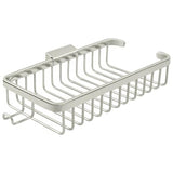 Deltana WBR1052HU14 WBR1052H 10-3/8" x 4-7/8" Wire Shower Basket with Hook Polished Nickel