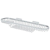 Deltana WBR1835U26 WBR1835 18" x 3-1/2" Dual Level Wire Shower Basket Chrome