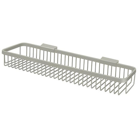 Deltana WBR1851U15 WBR1851 17-5/8" x 4-1/2" Wire Shower Basket Satin Nickel
