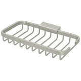 Deltana WBR8040U15 WBR8040 8" x 4" Wire Shower Basket Satin Nickel