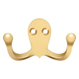 Deltana WDH15CR003 WDH15 Double Coat Hook Lifetime Brass