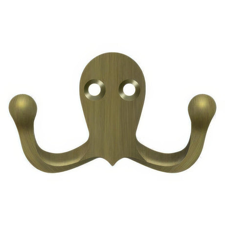 Deltana WDH15U5 WDH15 Double Coat Hook Antique Brass