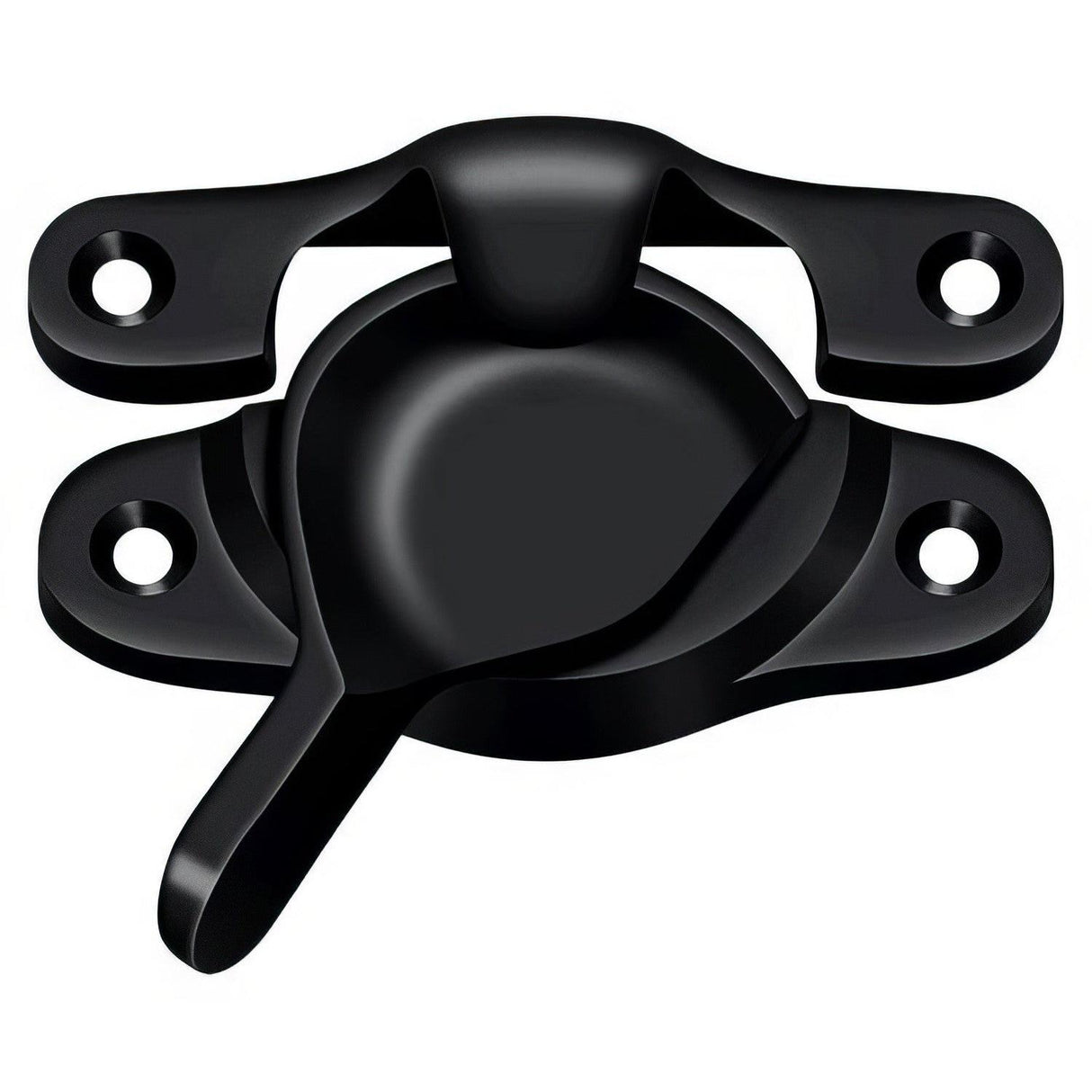 Deltana WLS9U19 WLS9 1 1/6" x 3" Window Sash Lock Paint Black