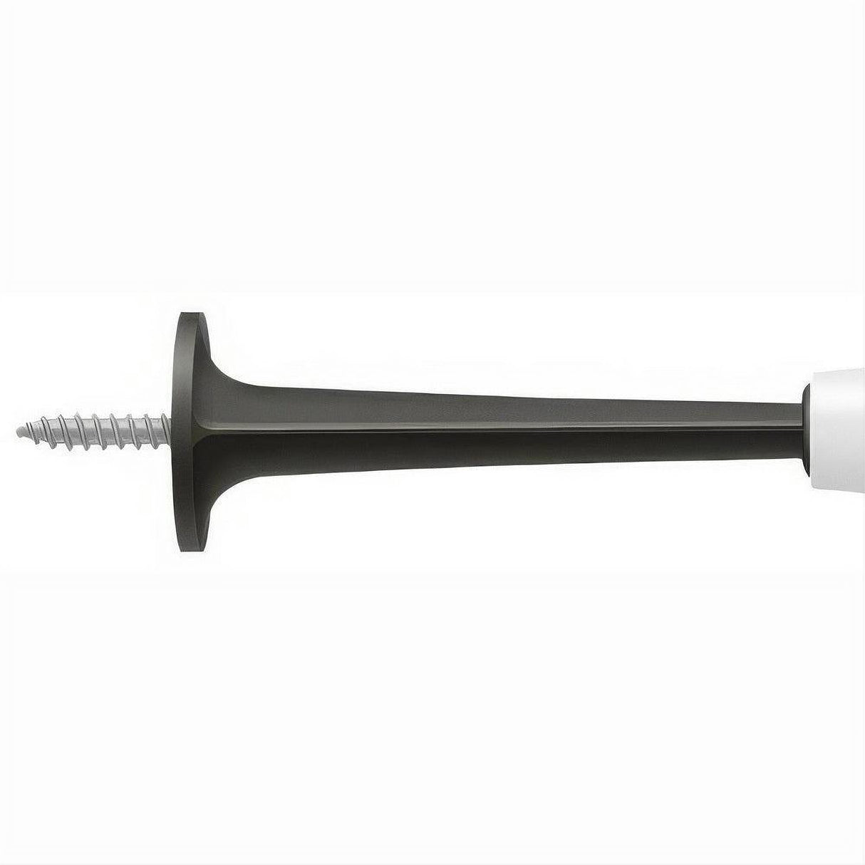 Deltana ZBDS30U10B ZBDS30 3" Baseboard Door Stop with White Cap Oil Rubbed Bronze