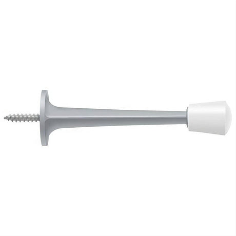 Deltana ZBDS30U26D ZBDS30 3" Baseboard Door Stop with White Cap Brushed Chrome
