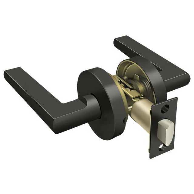 Deltana ZPLR3U10B ZPLR3U Elite Portmore Passage Door Lever Oil Rubbed Bronze