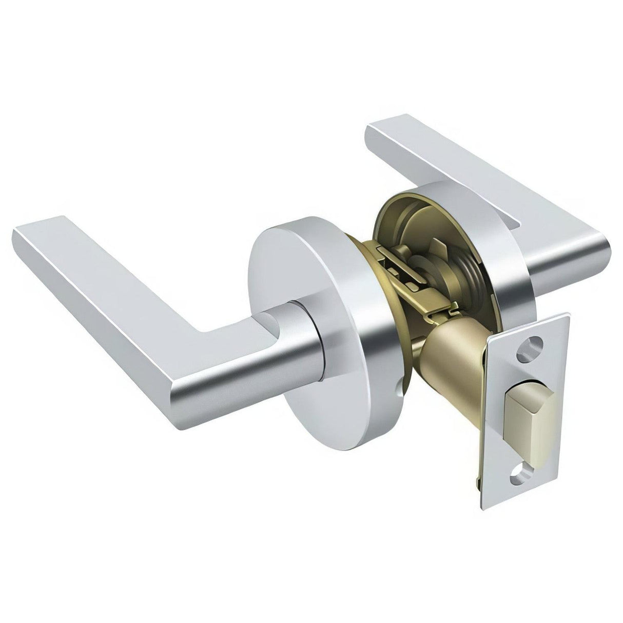 Deltana ZPLR3U26 ZPLR3U Elite Portmore Passage Door Lever Bright Chrome