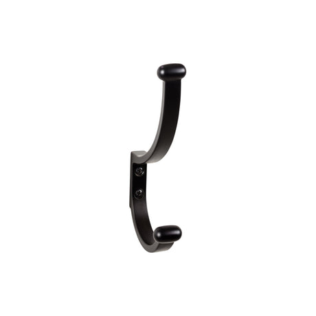 Top Knobs TK1066BLK Hillmont 6 1/8" Wall Hooks Flat Black
