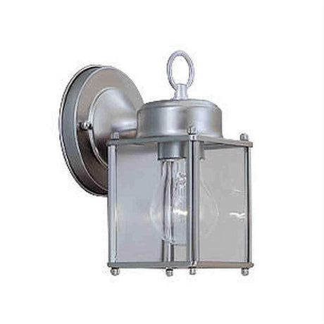 Designers Fountain 1161-PW Budget Cast Aluminum 1 Light 4 3/4" Wall Lantern Pewter