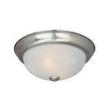 Designers Fountain 1257M-SP-AL 1257 Edison Flushmount Ceiling Light Satin Platinum (Medium)