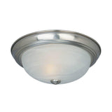 Designers Fountain 1257S-SP-AL 1257 Edison Flushmount Ceiling Light Satin Platinum (Small)
