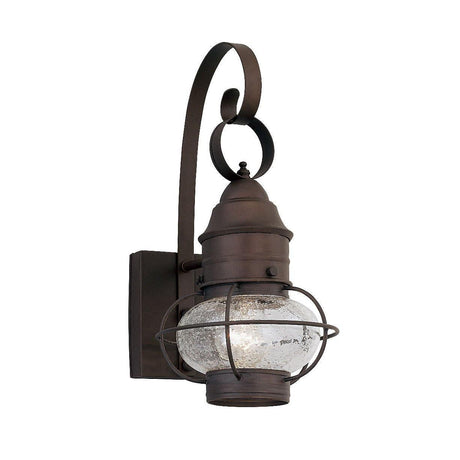 Designers Fountain 1751-RT Nantucket 1 Light Onion 7" Wall Lantern Rustique