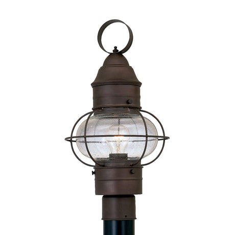 Designers Fountain 1766-RT Nantucket 1 Light Onion 10" Post Lantern Rustique