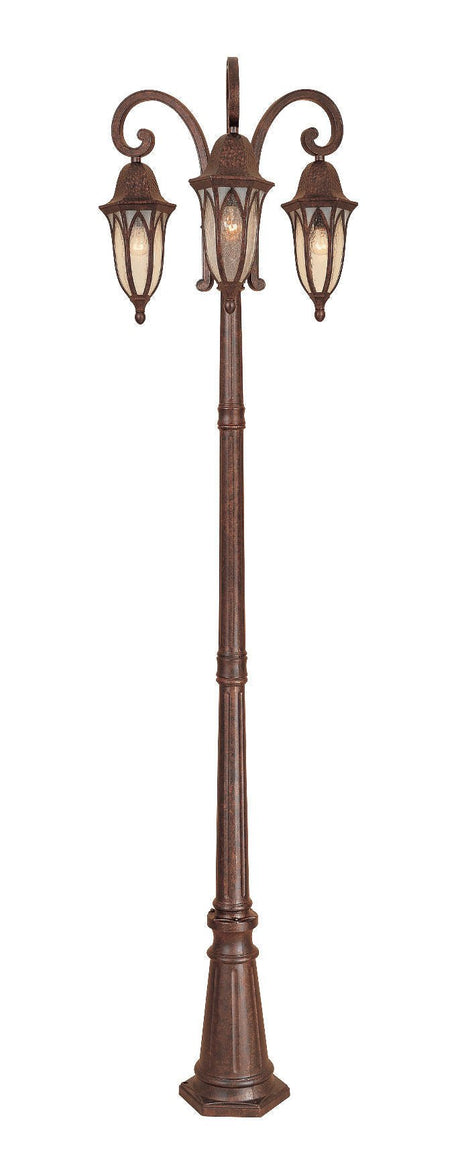 Designers Fountain 20613-BAC burnished antique copper post lantern