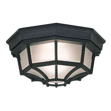 Designers Fountain 2067-BK black flushmount light fixture