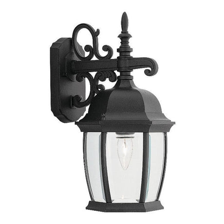 Designers Fountain 2421-BK black wall lantern