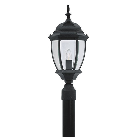 Designers Fountain 2436-BK black post lantern