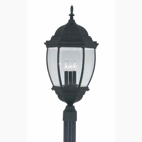 Designers Fountain 2446-BK black post lantern
