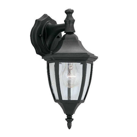 Designers Fountain 2461-BK black wall lantern