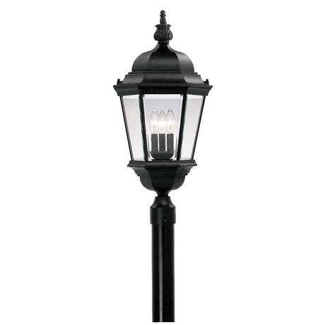 Designers Fountain 2956-BK black post lantern