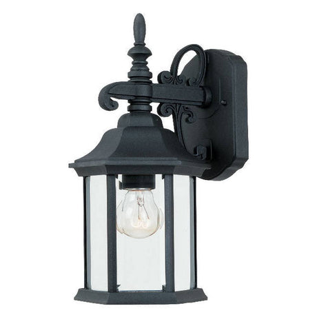 Designers Fountain 2961-BK black wall lantern