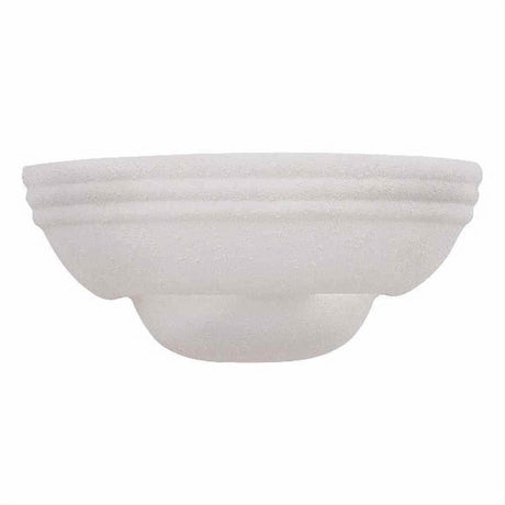 Designers Fountain 6030-WH 1 Light Wall Sconce With Paintable Ceramic White