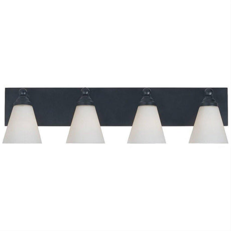 Designers Fountain 6494-ORB Hudson Contemporary Four Light 400W Bathroom Wall Fixture Oil Rubbed Bronze