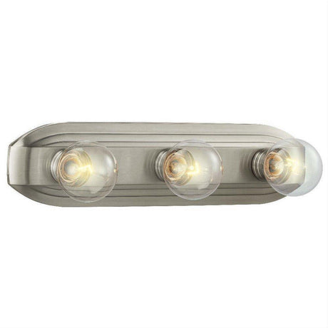Designers Fountain 6613-BN Builder Vanity Three Light 300 Watt Bathroom Fixture Brushed Nickel