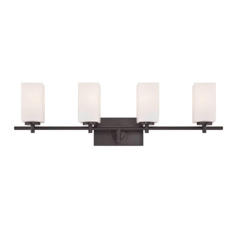 Designers Fountain 6734-BBR Dakota 4 Light Bath Bar Biscayne Bronze