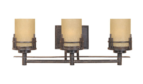 Designers Fountain 82103-WM warm mahogany vanity light