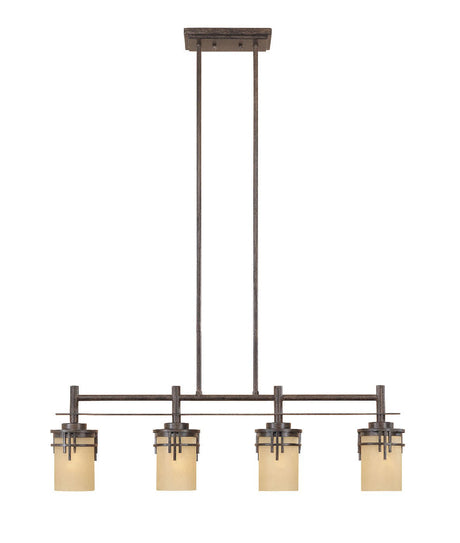 Designers Fountain 82138-WM warm mahogany billiard fixture