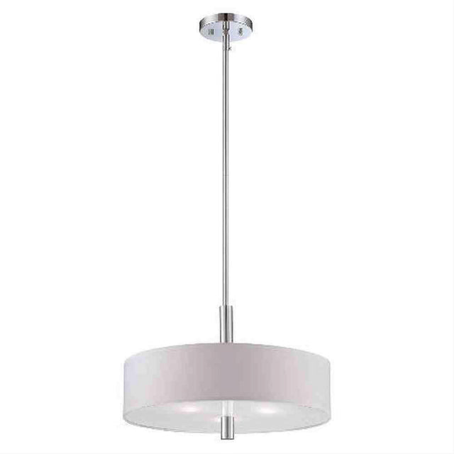 Designers Fountain 84531-CH Cordova 3 Light Down Light Pendant Chrome