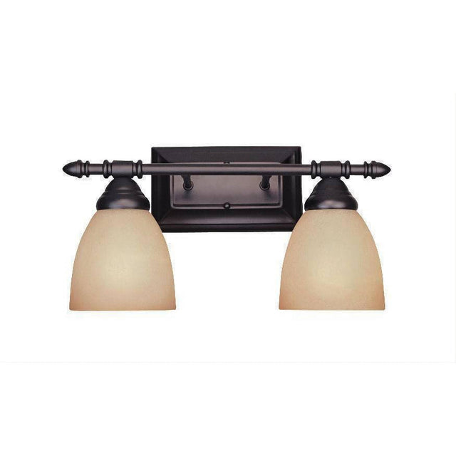 Designers Fountain 94002-ORB Apollo Tuscan Two Light Down Lighting Wide Bathroom Fixture Oil Rubbed Bronze