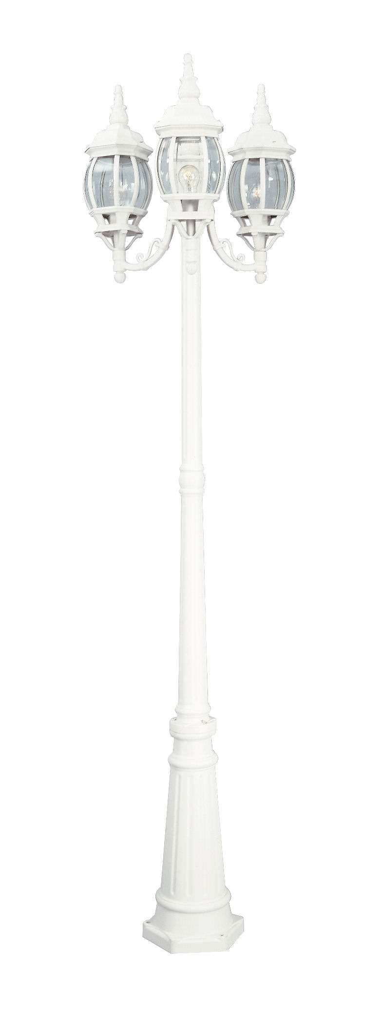 Designers Fountain 1923-WH white post lantern