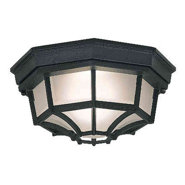 Designers Fountain 2067-BK black flushmount light fixture