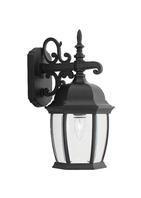 Designers Fountain 2421-BK black wall lantern