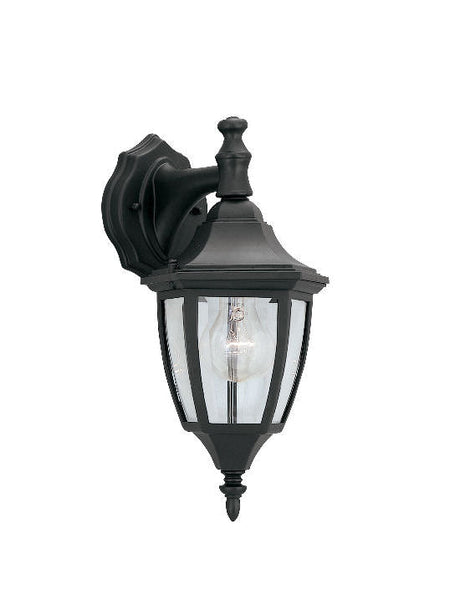 Designers Fountain 2461-BK black wall lantern