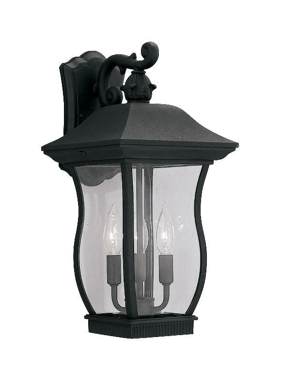 Designers Fountain 2722-BK black wall lantern