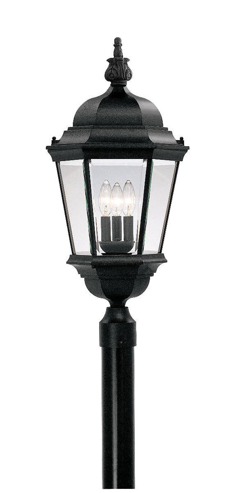 Designers Fountain 2956-BK black post lantern