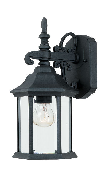 Designers Fountain 2961-BK black wall lantern