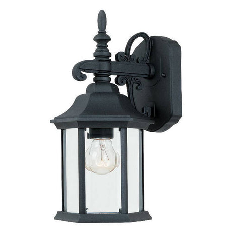 Designers Fountain 2961-BK black wall lantern
