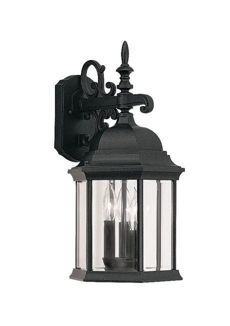 Designers Fountain 2981-BK black wall lantern